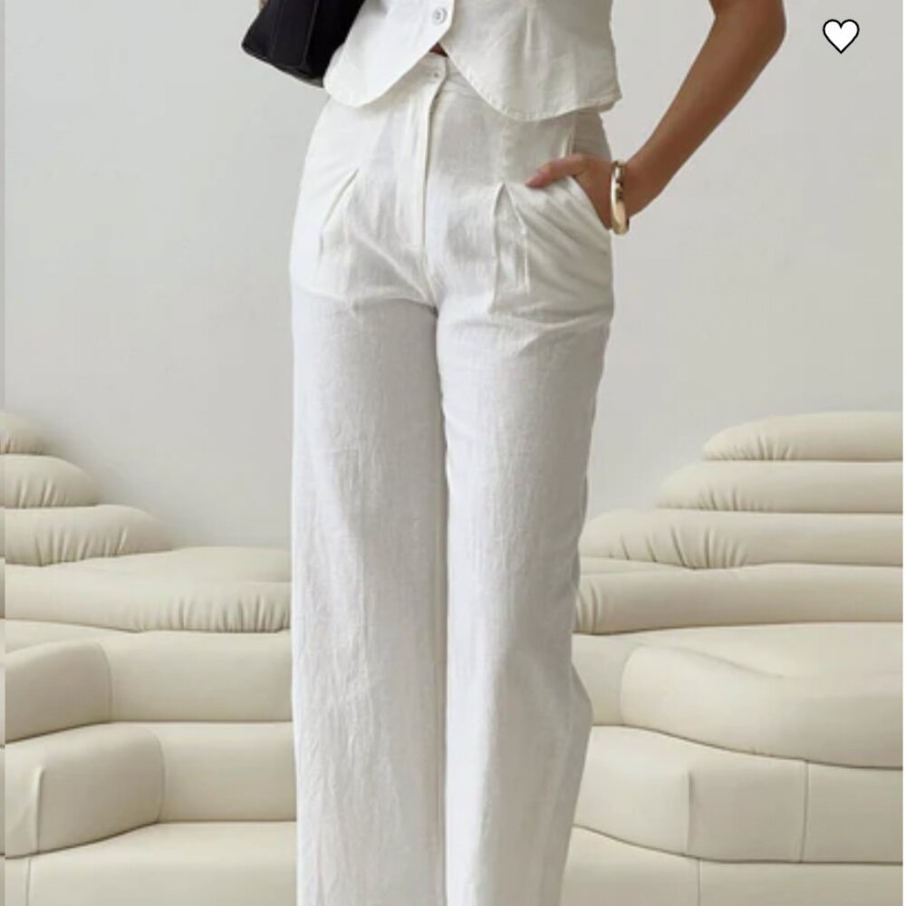 Princess Polly Sofi pants natural petite - NWT size 4